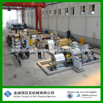 Full Automatic High Speed CR HR Steel Coil Cut To Length Line